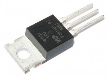 Симистор имп. BT137-600E TO220 8А 600В 35мА