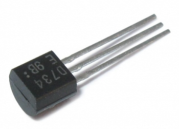 Транзистор имп. 2SD734 TO92