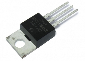 Транзистор IRF4905 TO220 (P; -55В -74А)