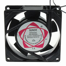 Вентилятор 220V 92*92*25мм 0,09А  '9225HBL' (подшипник качения, 2300об/мин)