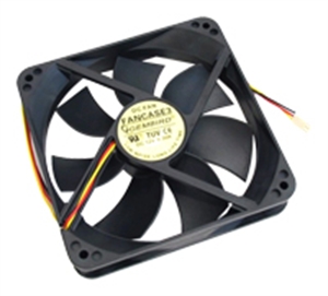 Вентилятор 12V 92*92*25мм 3pin втулка, провод 30см FANCASE2