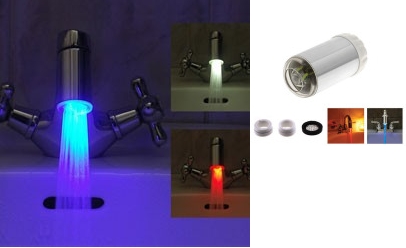 Аэратор с подсветкой (наруж./вн. резьба)LED