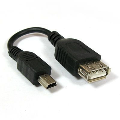 Шнур шт.miniUSB-гн.USB 0,15м 18-1181 OTG