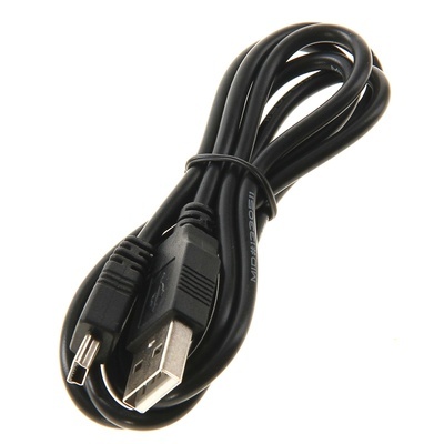 Шнур шт.miniUSB 5pin - шт.USB 1,8м черный