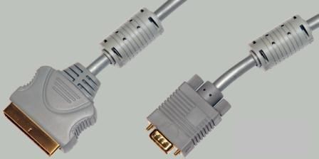 Шнур Скарт - 15 pin VGA шт-шт 1,5м с фееритами 5-853 Premier
