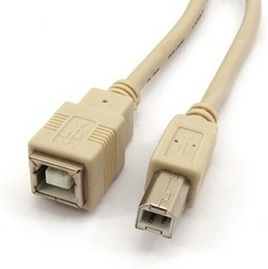 Шнур шт.USB (B) - гн.USB (В) 3м удлинитель для принтера