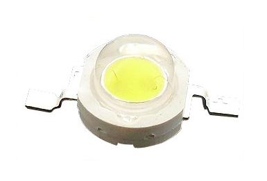 Светодиод 3V 1W БЕЛЫЙ Uпит= 3,0-3,4V, IF=0,3A, 110Lm, <120°> 6500K d=8mm, h=5,5mm