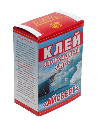 Клей ЭДП-2 эпоксидный Айсберг 60г г.Бийск