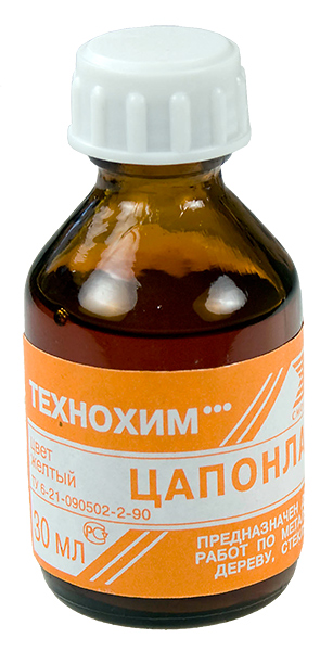 Цапонлак желтый 30мл